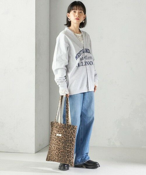 SHIPS / シップス カーディガン・ボレロ | 【SHIPS別注】Odub:Vネック ロゴ カーディガン | 詳細5