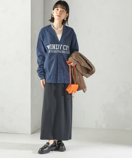 SHIPS / シップス カーディガン・ボレロ | 【SHIPS別注】Odub:Vネック ロゴ カーディガン | 詳細25