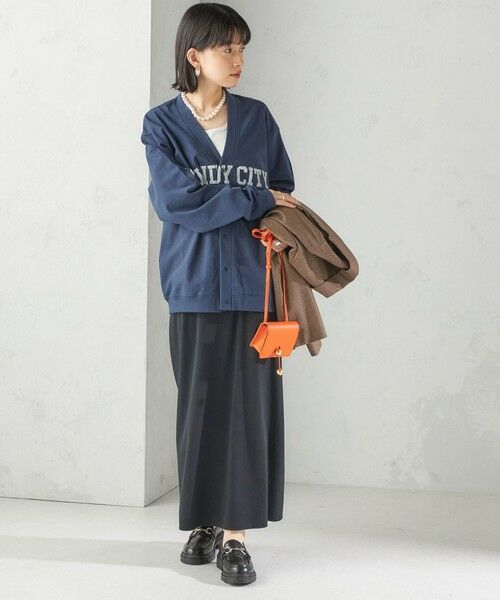 SHIPS / シップス カーディガン・ボレロ | 【SHIPS別注】Odub:Vネック ロゴ カーディガン | 詳細30