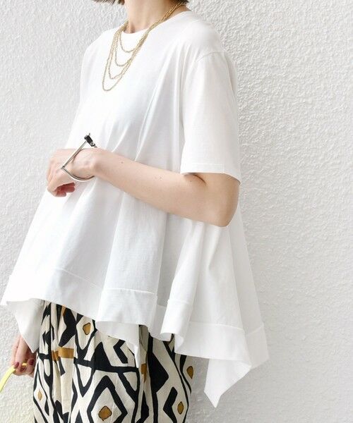 SHIPS / シップス カットソー | ヘムフレア ショート スリーブ プルオーバー | 詳細10