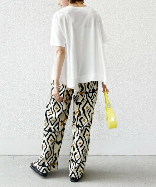 SHIPS / シップス カットソー | ヘムフレア ショート スリーブ プルオーバー | 詳細3