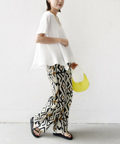 SHIPS / シップス カットソー | ヘムフレア ショート スリーブ プルオーバー | 詳細4