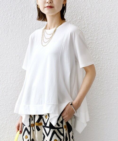 SHIPS / シップス カットソー | ヘムフレア ショート スリーブ プルオーバー | 詳細7