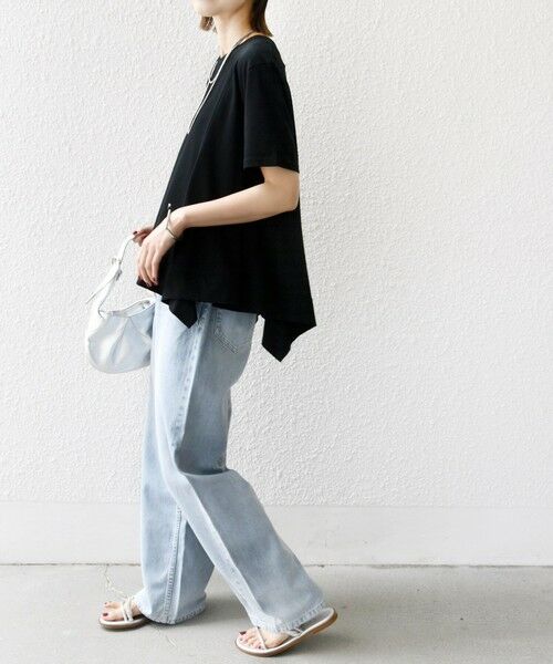 SHIPS / シップス カットソー | ヘムフレア ショート スリーブ プルオーバー | 詳細14