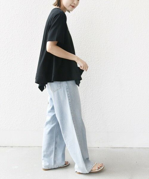 SHIPS / シップス カットソー | ヘムフレア ショート スリーブ プルオーバー | 詳細16