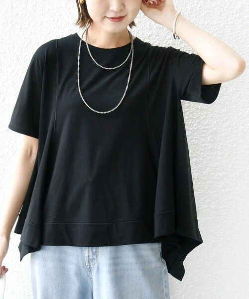 SHIPS / シップス カットソー | ヘムフレア ショート スリーブ プルオーバー | 詳細17