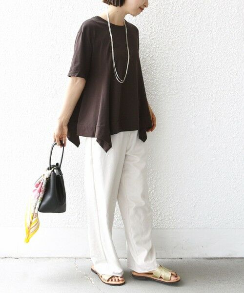 SHIPS / シップス カットソー | ヘムフレア ショート スリーブ プルオーバー | 詳細27