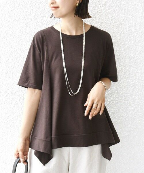 SHIPS / シップス カットソー | ヘムフレア ショート スリーブ プルオーバー | 詳細28