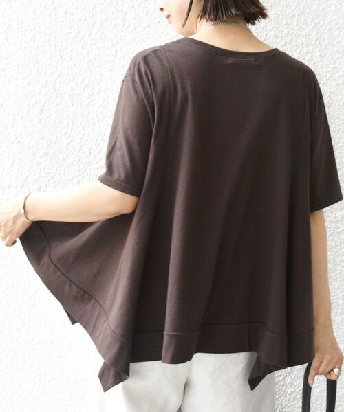 SHIPS / シップス カットソー | ヘムフレア ショート スリーブ プルオーバー | 詳細30