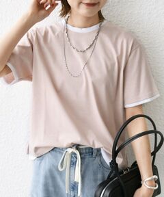 SHIPS / シップス Tシャツ | 〈接触冷感〉レイヤード ライク TEE