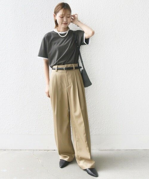 SHIPS / シップス Tシャツ | 〈接触冷感〉レイヤード ライク TEE | 詳細1