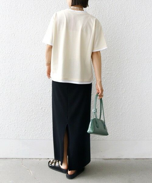 SHIPS / シップス Tシャツ | 〈接触冷感〉レイヤード ライク TEE | 詳細12