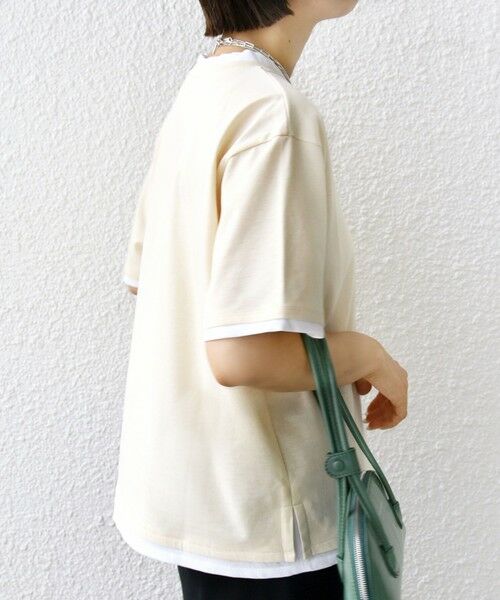 SHIPS / シップス Tシャツ | 〈接触冷感〉レイヤード ライク TEE | 詳細17