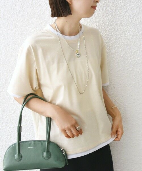 SHIPS / シップス Tシャツ | 〈接触冷感〉レイヤード ライク TEE | 詳細18