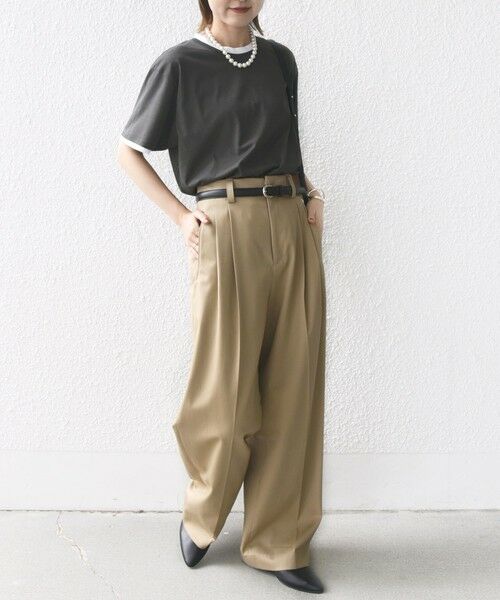 SHIPS / シップス Tシャツ | 〈接触冷感〉レイヤード ライク TEE | 詳細4