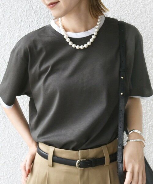 SHIPS / シップス Tシャツ | 〈接触冷感〉レイヤード ライク TEE | 詳細6