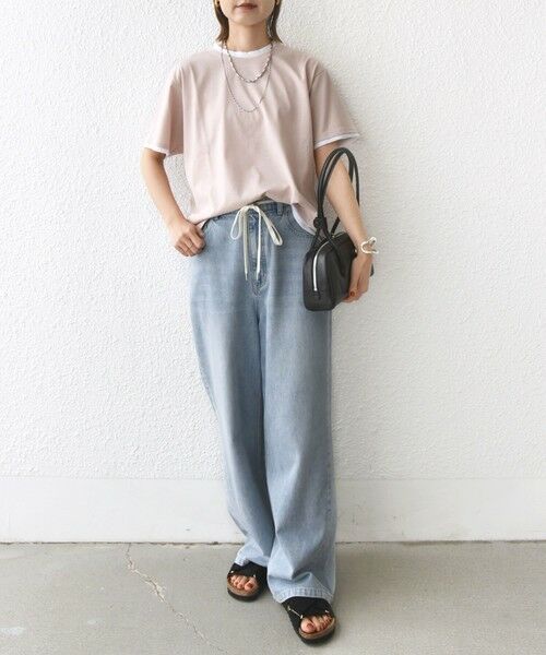 SHIPS / シップス Tシャツ | 〈接触冷感〉レイヤード ライク TEE | 詳細30