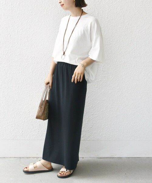 SHIPS / シップス カットソー | 裾タック コクーン ショートスリーブ プルオーバー | 詳細2