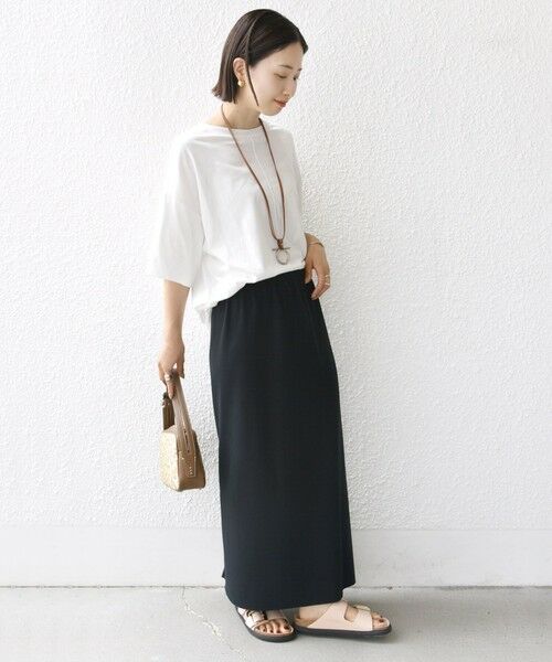 SHIPS / シップス カットソー | 裾タック コクーン ショートスリーブ プルオーバー | 詳細4