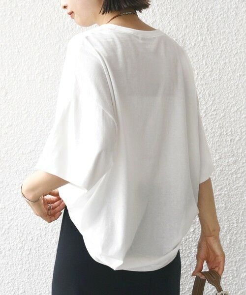 SHIPS / シップス カットソー | 裾タック コクーン ショートスリーブ プルオーバー | 詳細7