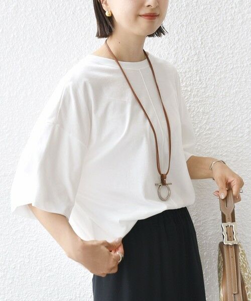 セール】 裾タック コクーン ショートスリーブ プルオーバー