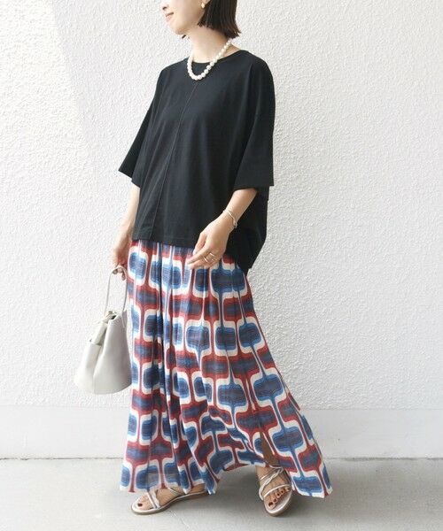 SHIPS / シップス カットソー | 裾タック コクーン ショートスリーブ プルオーバー | 詳細12