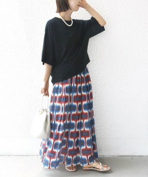 SHIPS / シップス カットソー | 裾タック コクーン ショートスリーブ プルオーバー | 詳細14