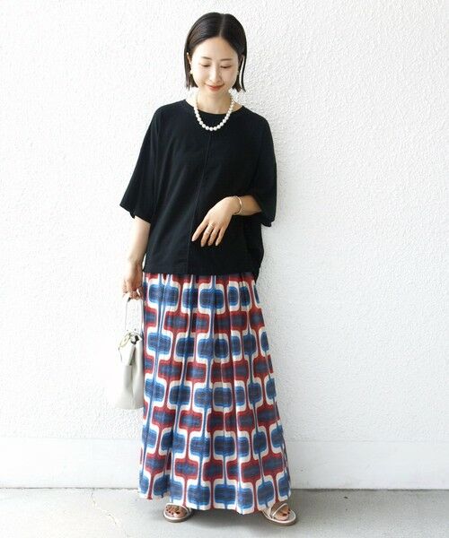 SHIPS / シップス カットソー | 裾タック コクーン ショートスリーブ プルオーバー | 詳細11