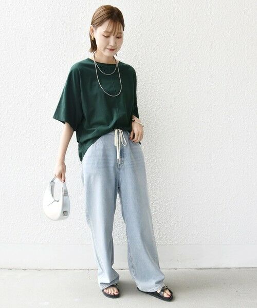 SHIPS / シップス カットソー | 裾タック コクーン ショートスリーブ プルオーバー | 詳細22