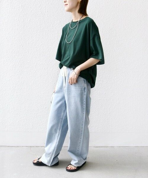 SHIPS / シップス カットソー | 裾タック コクーン ショートスリーブ プルオーバー | 詳細23