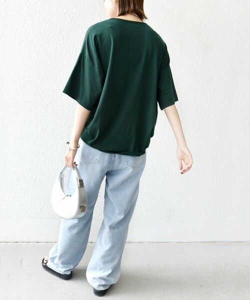 SHIPS / シップス カットソー | 裾タック コクーン ショートスリーブ プルオーバー | 詳細24