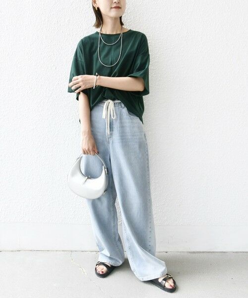 SHIPS / シップス カットソー | 裾タック コクーン ショートスリーブ プルオーバー | 詳細26