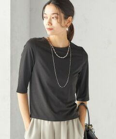 SHIPS / シップス カットソー | ソロナ 5分袖 TEE