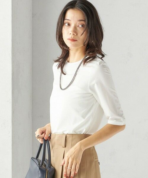 SHIPS / シップス カットソー | ソロナ 5分袖 TEE | 詳細10