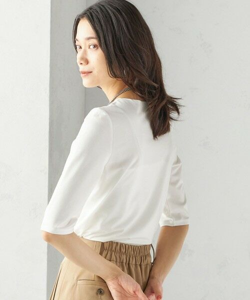 SHIPS / シップス カットソー | ソロナ 5分袖 TEE | 詳細11