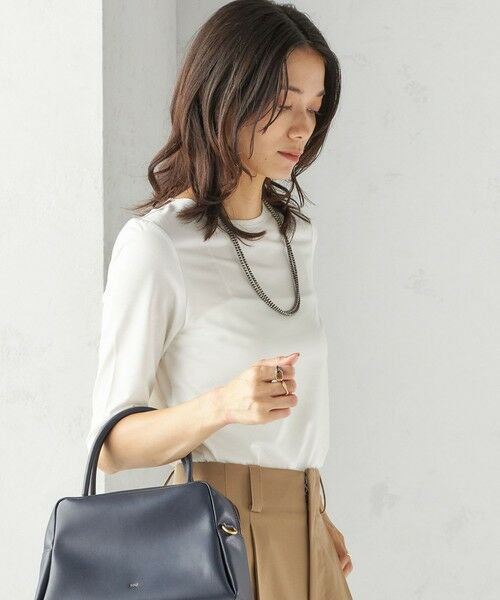 SHIPS / シップス カットソー | ソロナ 5分袖 TEE | 詳細13