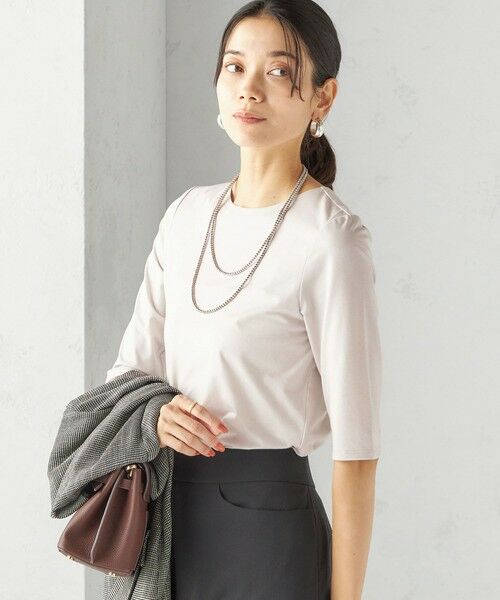 SHIPS / シップス カットソー | ソロナ 5分袖 TEE | 詳細23