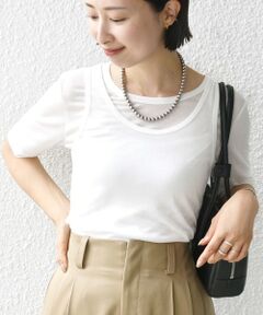 SHIPS / シップス Tシャツ | シアー フライス レイヤード TEE