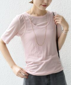 SHIPS / シップス Tシャツ | シアー フライス レイヤード TEE