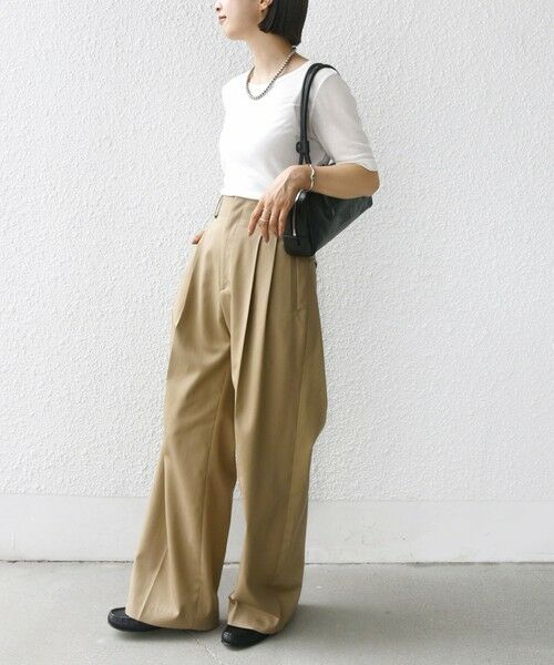 SHIPS / シップス Tシャツ | シアー フライス レイヤード TEE | 詳細11