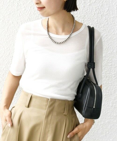 SHIPS / シップス Tシャツ | シアー フライス レイヤード TEE | 詳細13