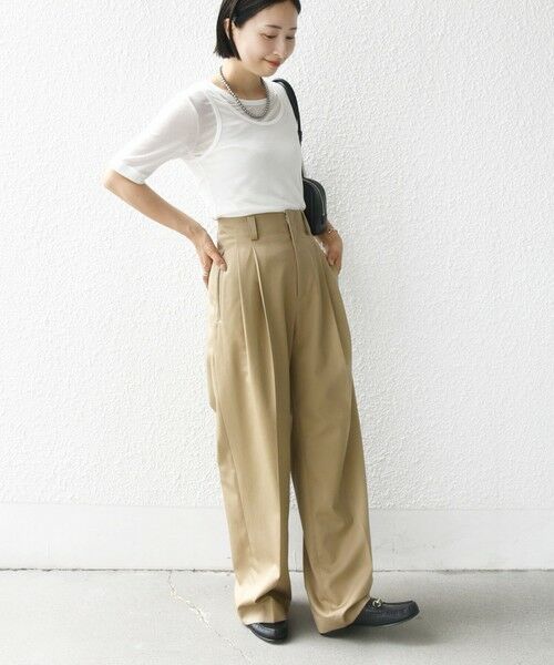 SHIPS / シップス Tシャツ | シアー フライス レイヤード TEE | 詳細4