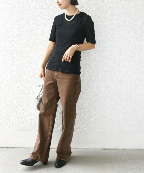 SHIPS / シップス Tシャツ | シアー フライス レイヤード TEE | 詳細19