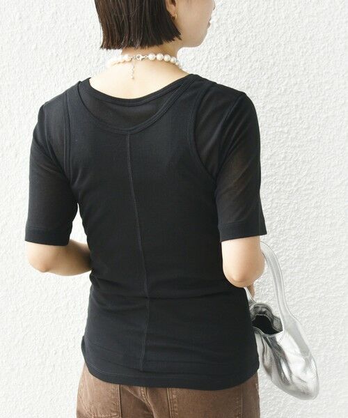 SHIPS / シップス Tシャツ | シアー フライス レイヤード TEE | 詳細23