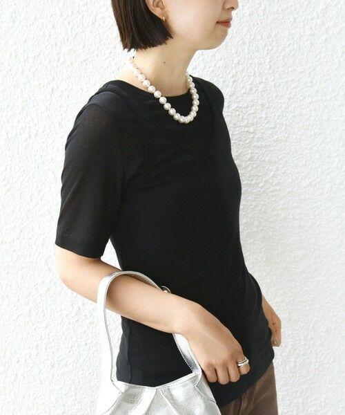 SHIPS / シップス Tシャツ | シアー フライス レイヤード TEE | 詳細24