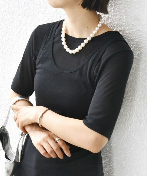 SHIPS / シップス Tシャツ | シアー フライス レイヤード TEE | 詳細25