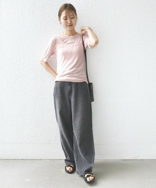 SHIPS / シップス Tシャツ | シアー フライス レイヤード TEE | 詳細28