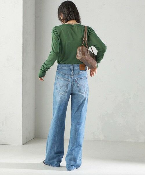 SHIPS / シップス デニムパンツ | Levi’s:RIBCAGE WIDE LEG | 詳細7