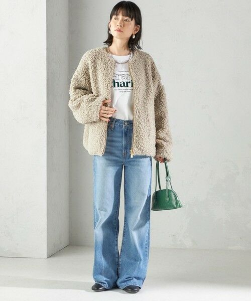 SHIPS / シップス デニムパンツ | Levi’s:RIBCAGE WIDE LEG | 詳細9