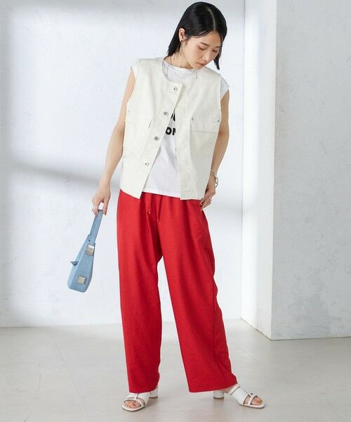 SHIPS / シップス その他パンツ | 〈手洗い可能〉ツイル ドロスト パンツ（34 / 35） | 詳細9